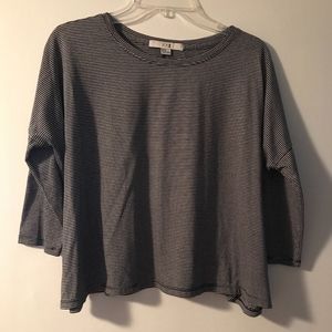 Black and White Striped Shirt